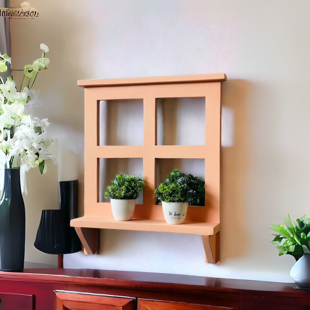 Vibrant Window Wall Shelf