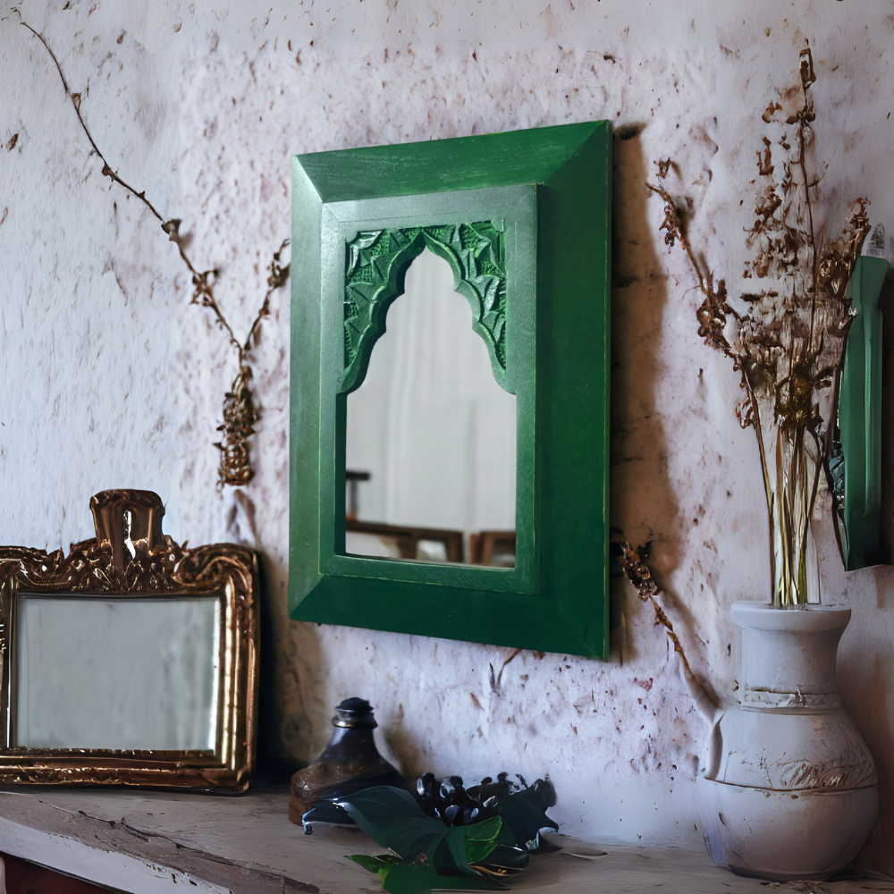 Vintage Carved Mirror