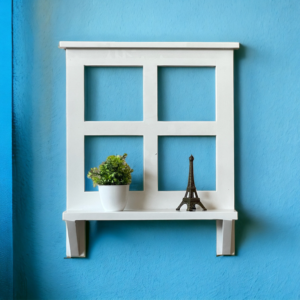 Vibrant Window Wall Shelf