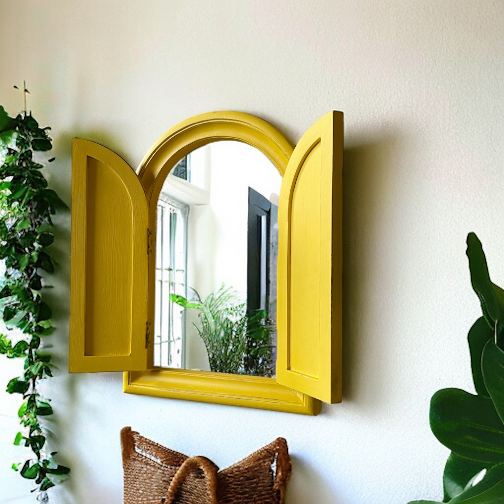 Arched Window Mirror
