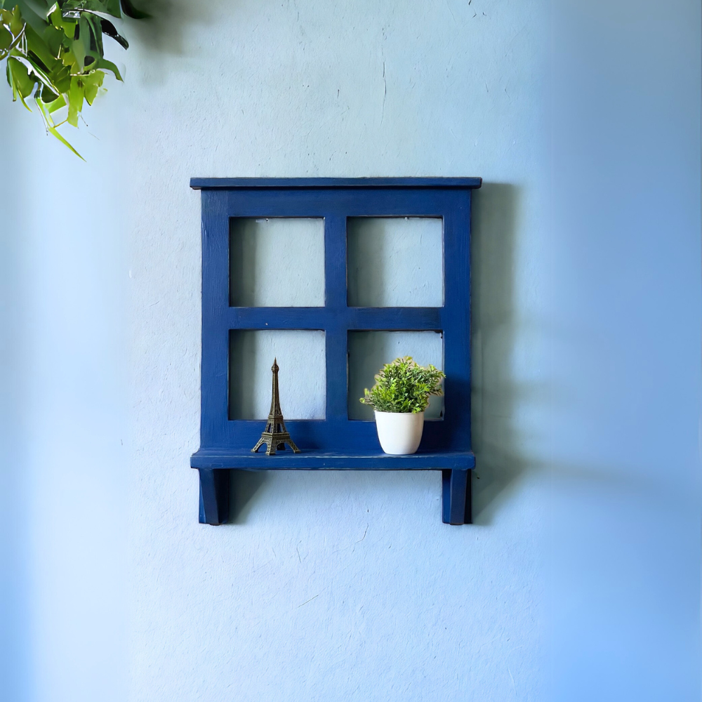 Vibrant Window Wall Shelf