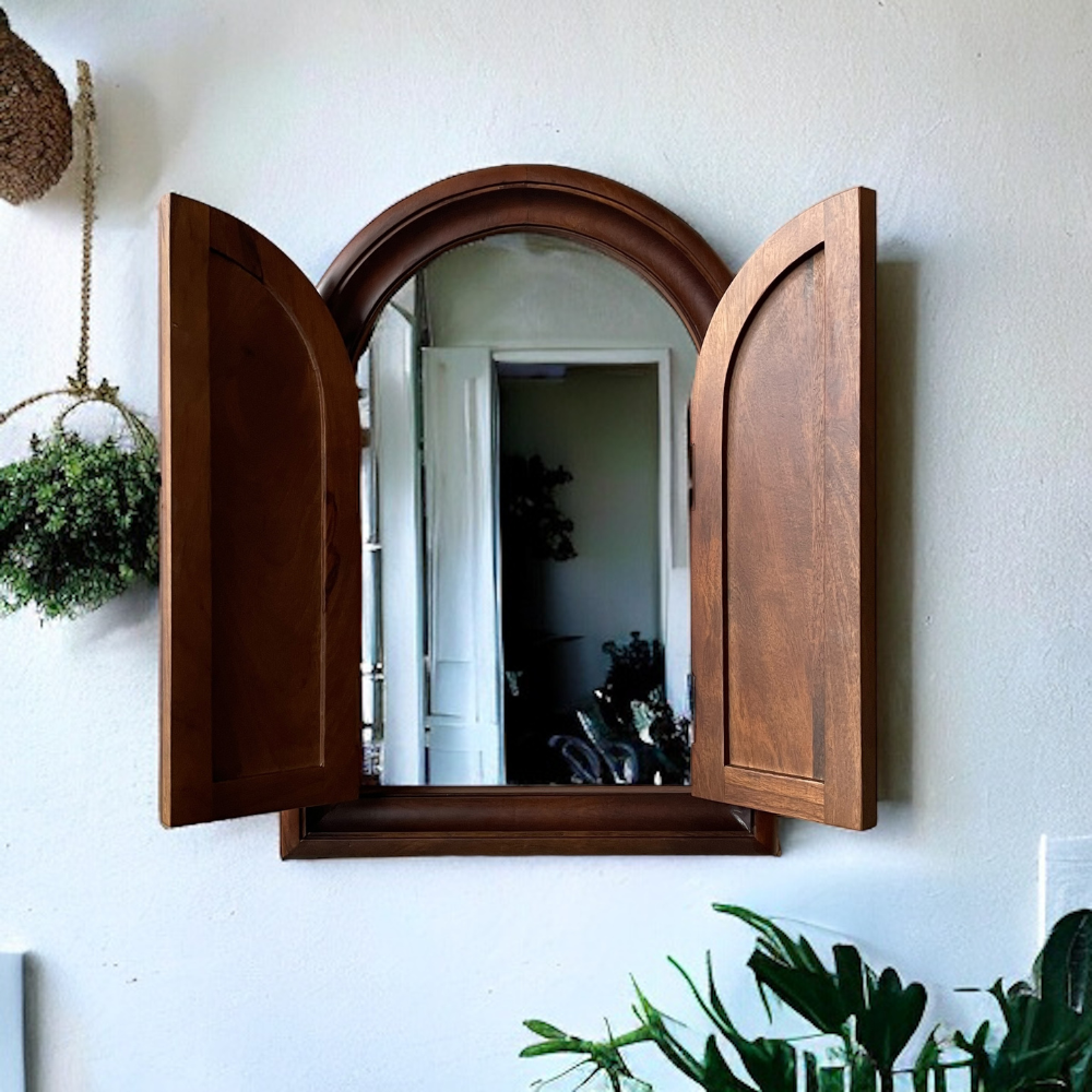 Arched Window Mirror